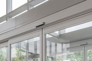 Automatic glass sliding doors in Queensland